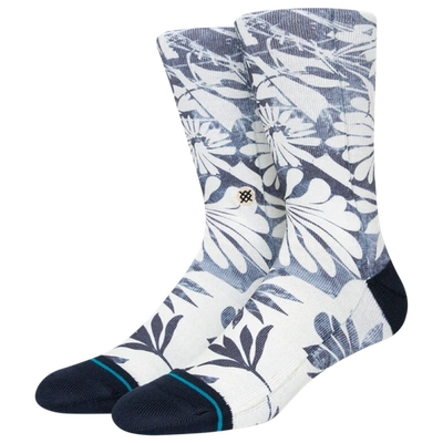 Shop Stance Waikaloa Crew Sock In White/navy