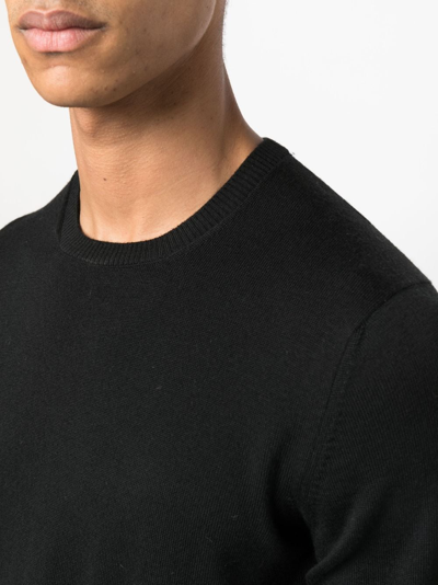 Shop Fay Crew-neck Sweatshirt In Black