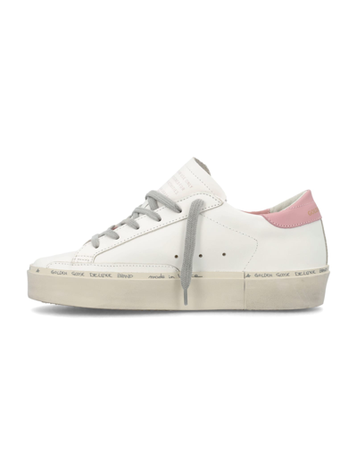 Shop Golden Goose Hi Star Sneakers Women In White/ Antique Pink
