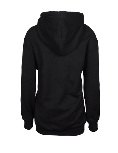 Shop Lanvin Cotton Hoodie Sweatshirt With Black Logo