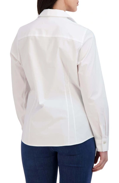 Foxcroft Taylor Stretch Shirt In White