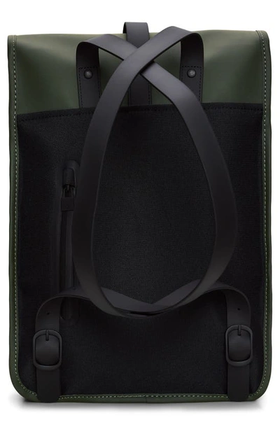 Shop Rains Mini Waterproof Backpack In Green