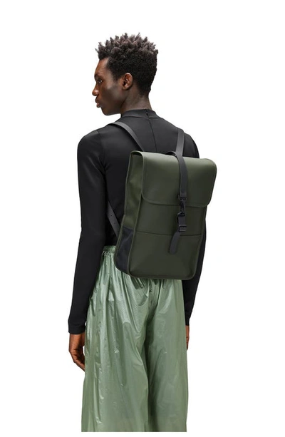 Shop Rains Mini Waterproof Backpack In Green