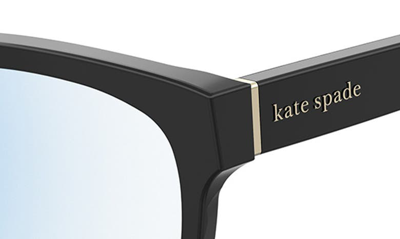 Shop Kate Spade Evie 48mm Blue Light Blocking Reading Glasses In Black