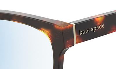 Shop Kate Spade Evie 48mm Blue Light Blocking Reading Glasses In Havana