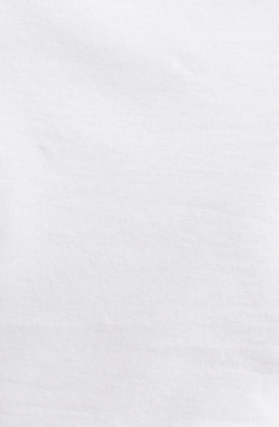 Shop Alexander Mcqueen Bustier Print Graphic T-shirt In 0900 White