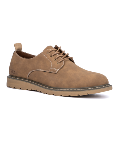 Shop New York And Company Men's Dorian Dress Casual Oxfords In Tan