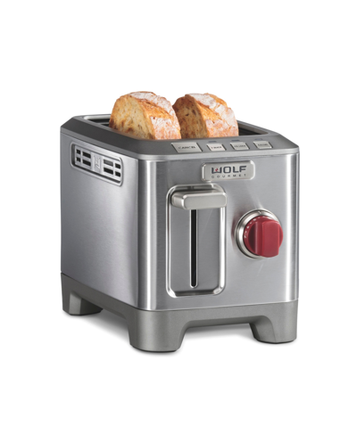 Shop Wolf Gourmet Two-slice Toaster In Stainless Steel