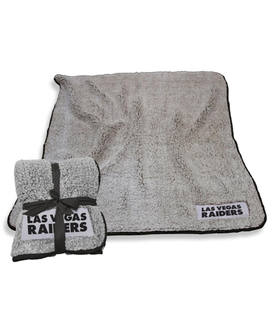Logo Brands Las Vegas Raiders 50" X 60" Frosty Fleece Team Blanket In Gray