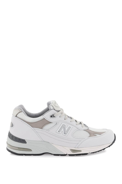 Shop New Balance Sneakers 'made In Uk 991v1' In Grey,white