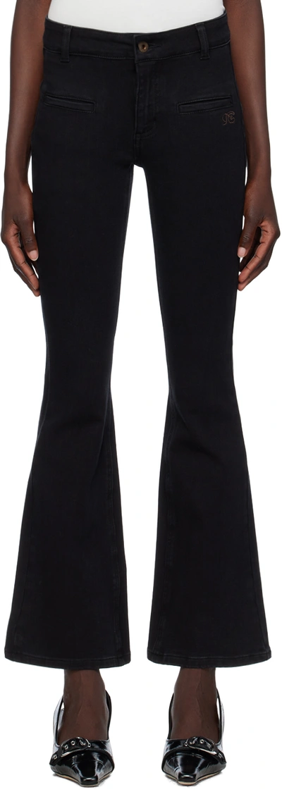 Fax Copy Express Ssense Exclusive Black Jeans In Black