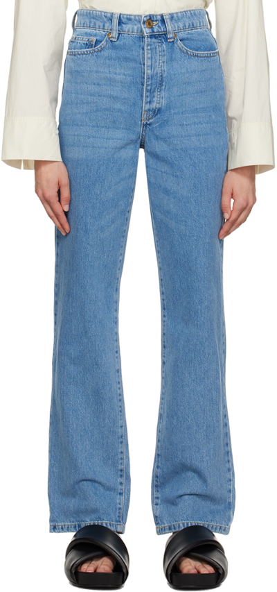 Shop By Malene Birger Blue Miliumlo Jeans In 23l Denim Blue