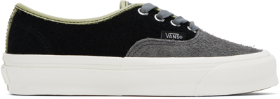 VANS ブラック＆グレー OG AUTHENTIC LX スニーカー 