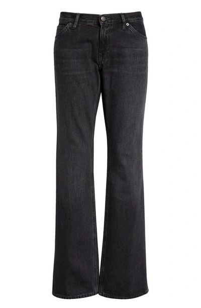 Acne Studios Nonstretch Organic Cotton Jeans In Black