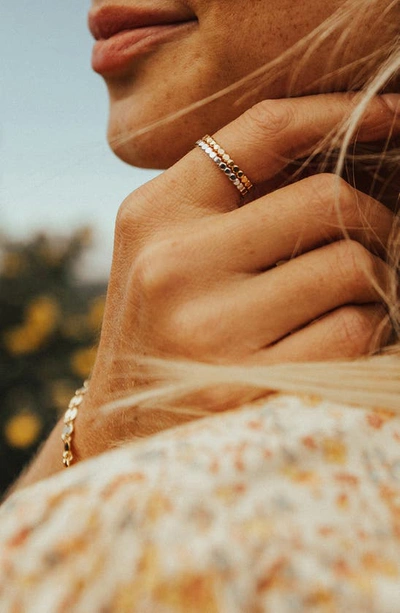 Made By Mary Poppy Ring In Silver