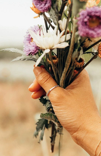 Made By Mary Poppy Ring In Silver