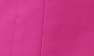 Foxcroft Olivia Smocked Cuff Cotton Blend Button-up Shirt In Fuchsia