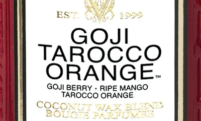 Voluspa Goji Tarocco Orange Large Jar Candle 18 Oz. In Goji Tarocco Orange