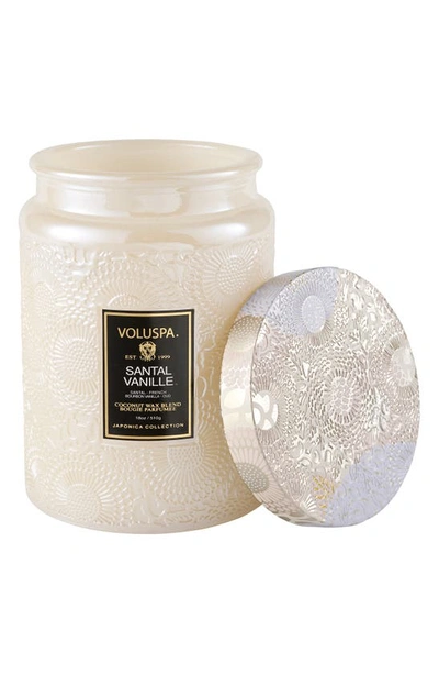 Shop Voluspa Large Santal Vanille Jar Candle In Santal Vanille Large Jar