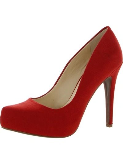 Shop Jessica Simpson Parisah Womens Platform Heels In Red