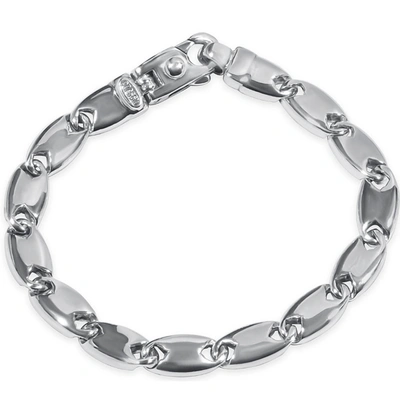 Pompeii3 Men's Link 14k Gold (45gram) Or Platinum (72gram) 8mm Bracelet 8.5" In Multi