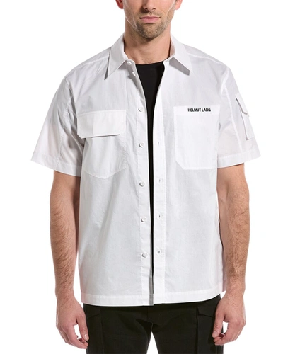 Shop Helmut Lang Standard Tab Shirt In White