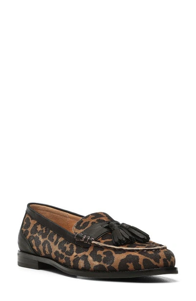 Shop Nydj Ariel Tassel Loafer In Leopard