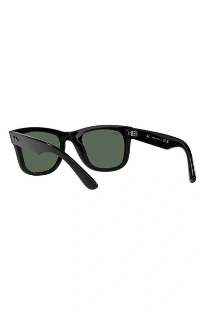 Shop Ray Ban Reverse Wayfarer 53mm Square Sunglasses In Black