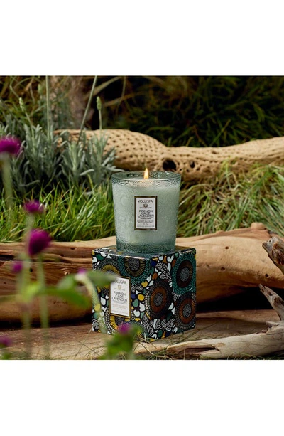 Voluspa French Cade Lavender Classic Candle In French Cade