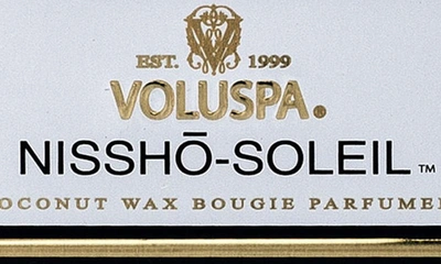 Voluspa Eucalyptus & White Sage Three Wick Tin Candle 12 Oz. In Eucalyptus