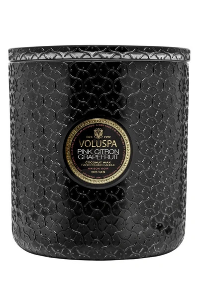 Voluspa Maison Pink Citron Grapefruit 5-wick Hearth Candle In Pink Citron Grapefruit