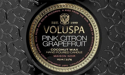 Shop Voluspa Pink Citron Grapefruit 5-wick Hearth Candle $215 Value, One Size oz