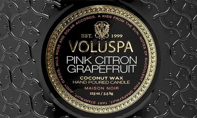Voluspa Maison Pink Citron Grapefruit 5-wick Hearth Candle In Pink Citron Grapefruit