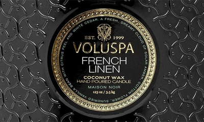 Voluspa Maison Ambre Lumiere 5-wick Hearth Candle In French Linen