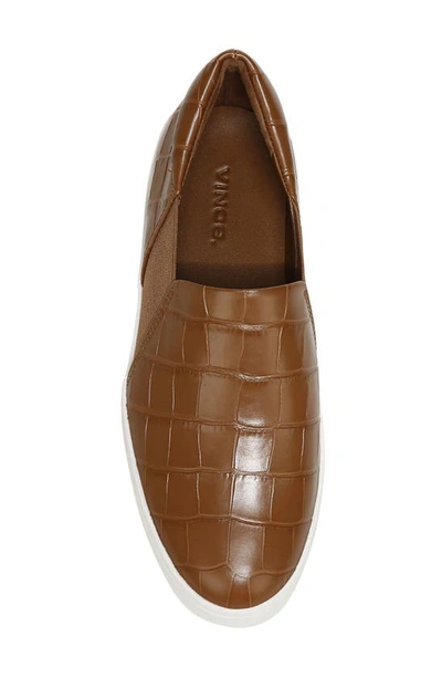 Shop Vince Warren Platform Slip-on Sneaker In Light Fawn