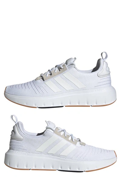 Shop Adidas Originals Swift Run 23 Running Shoe In White/ White/ Black