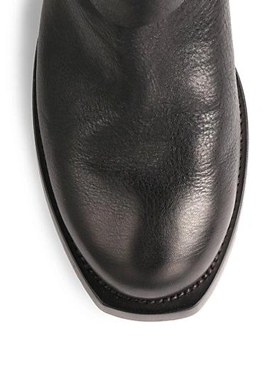 Shop Rupert Sanderson Parnassus Leather Ankle Boots In Black