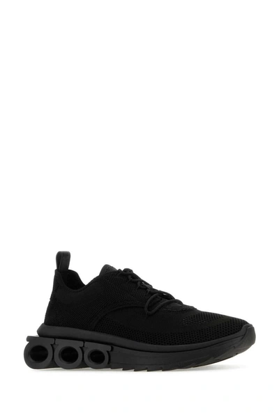 Shop Ferragamo Salvatore  Sneakers In Black