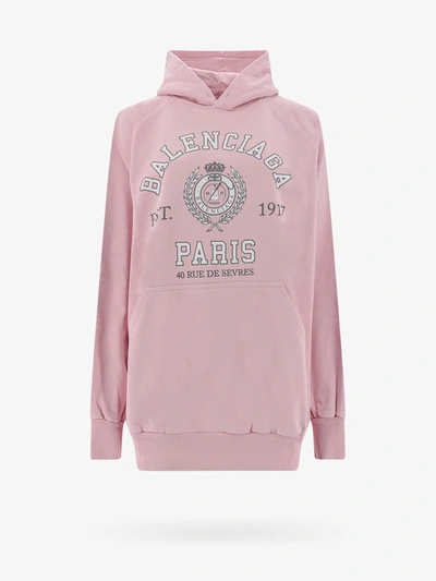 Shop Balenciaga Sweatshirt In Pink