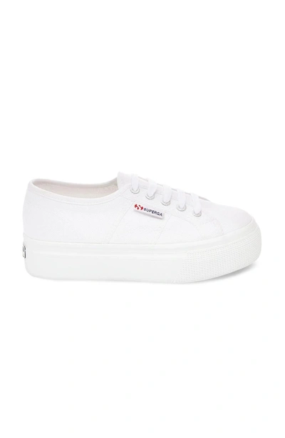 Shop Superga Women's 2790 Acotw Platform Shoes In White