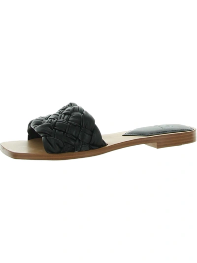 Shop Marc Fisher Ltd Reanna Womens Leather Square Toe Slide Sandals In Multi