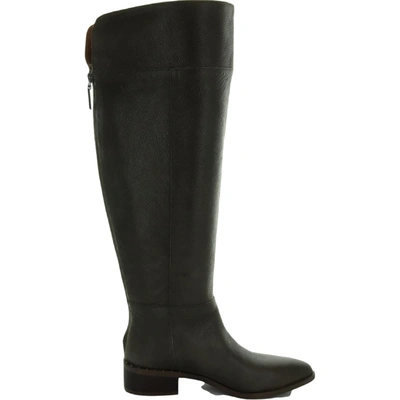 Shop Franco Sarto Ldaya Wc Womens Leather Stacked Heel Knee-high Boots In Multi