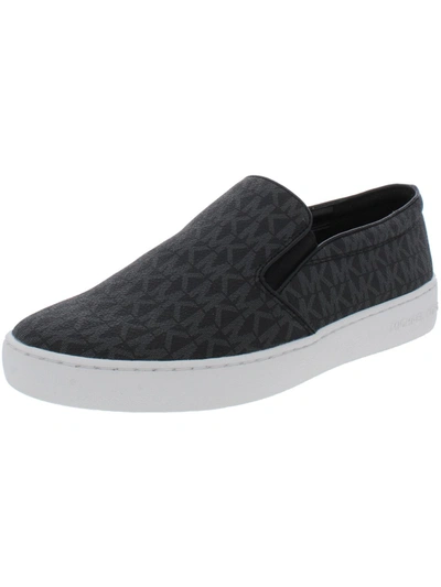 Shop Michael Michael Kors Keaton Slip On Womens Signature Slip On Casual And Fashion Sneakers In Black