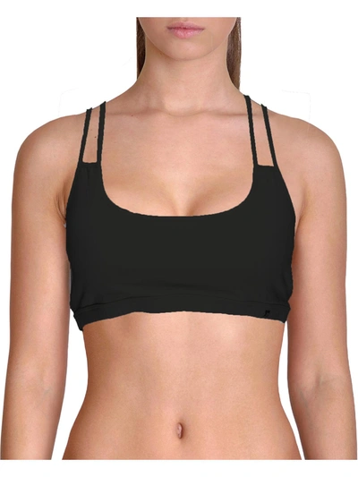 Shop Joe's Womens Stretch Fitness Sports Bra In Black