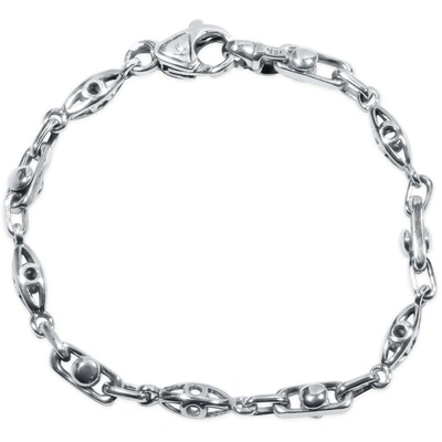 Pompeii3 Men's Link 14k Gold (22gram) Or Platinum (36gram) 5.5mm Bracelet 9" In Multi