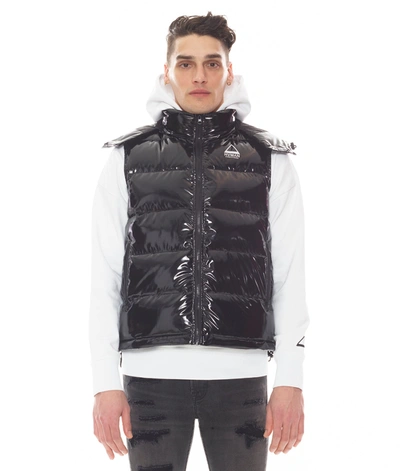 Shop Hvman Puffer Vest In Black