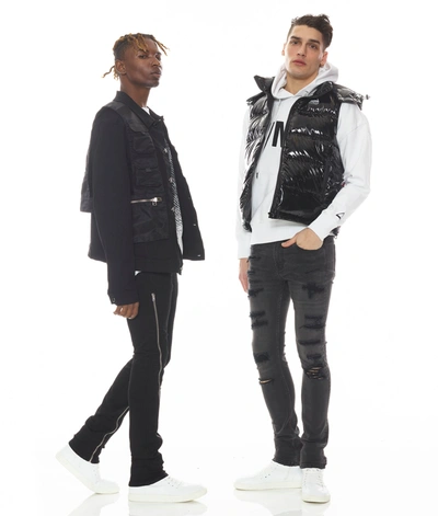 Shop Hvman Puffer Vest In Black