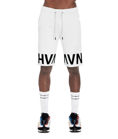 Shop Hvman French Terry Sweat Short In White
