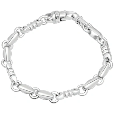 Pompeii3 Men's Link 14k Gold (46gram) Or Platinum (74gram) 6.5-8mm Bracelet 8.5" In Multi
