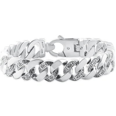 Pompeii3 Men's Designed 14k Gold (115gram) Or Platinum (186gram) 14.5mm Bracelet 8.75" In Multi
